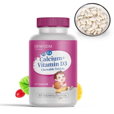 High Quality Easy to Swallow Calcium Vitamin D3 Tablet Help Your Body Absorb Calcium Vitamin