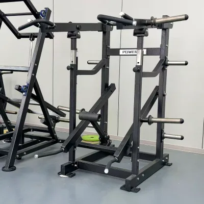 Power XCommercial Leverage Viking Press Machine Shoulder Press Standing Shrug 2-in-1 Plate Loaded Heavy Duty Steel Gym Equipment