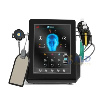 6 Pads Working EMS Facial RF Muscle Lifting Skin Tightening Magnetic Skin Treatment Beauty System