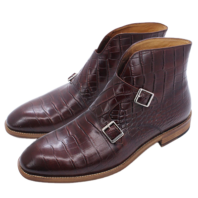 Boots Manufacturer Wholesale Men Shoes Genuine Leather Thigh High Flat Work Boot for Men