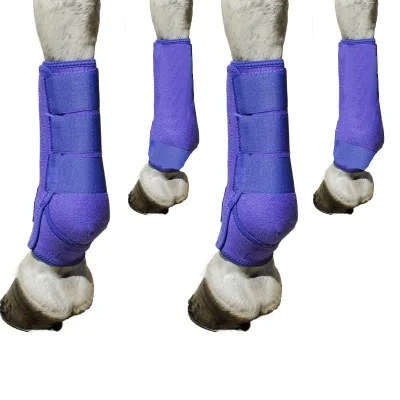 Neoprene Adjustable Tendon Tissue Horse Boots Legs Protection Support Bandage Knee Wrap Sleeve