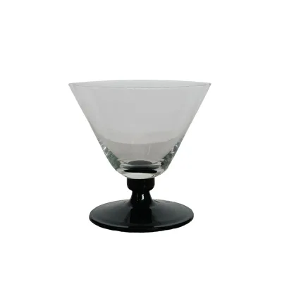 Raymond Handmade High Footed Cup Lead-Free Crystal with High Transparency Colored Style for Gift Giving in Hotels Restaurants