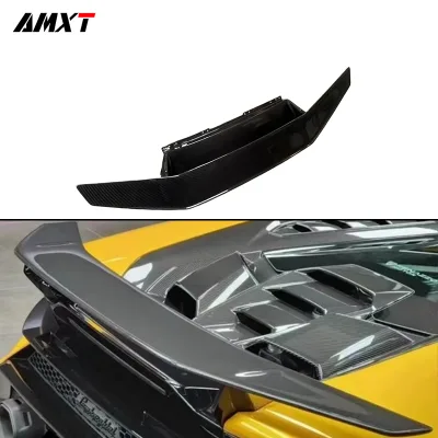 Tecnica Spoiler Rear Wing Double High Quality Fast Delivery Prepreg Dry Carbon Fiber Polished Finish Body Kits for