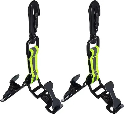 High Quality Nylon Hardware Bicycle Glove Clip Holder Popular Reflect Light Non-slip Bike Metal Glove Clips for Gloves
