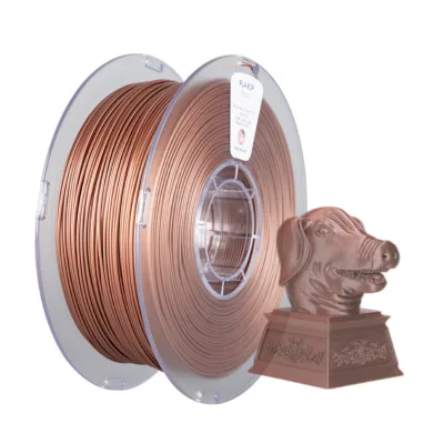 Kexcelled Top Quality Plastic Rods 3D Printing Metal Aluminum Copper Bronze Colors PLA Filament in Stock 1.75mm 1kg