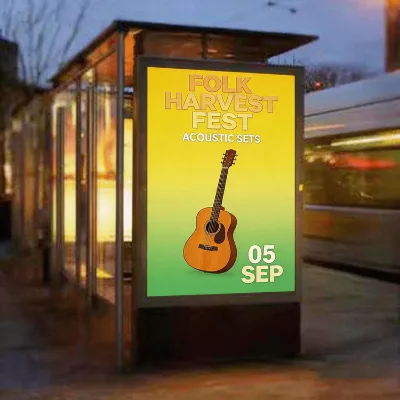 Large Format Backlit Poster for Mall Decoration High Quality Plastic/PET Film Waterproof & Eco-Friendly UV Resistant