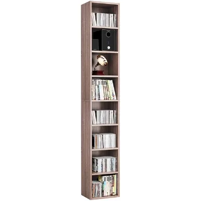 Hot Selling Wood Shelf Cabinet Furniture CD Rack Media Storage DVD Tower Shelf Display Cube
