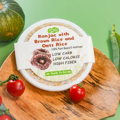 Wholesale Healthy Cereal Konjac Rice Bowl Instant Rice Meal 0 Sugar High Fiber Meal Replacement