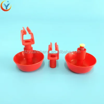 square Pipe Automatic Chicken Drinker / Poultry Watering Cups Drinkers System Linke