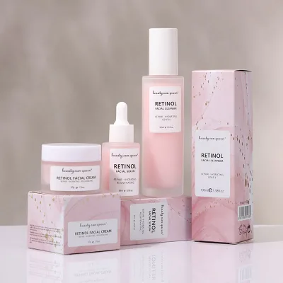 Factory Price Retinol Skin Care Set Organic Anti Wrinkle Korean Moisturizing Face Care Set