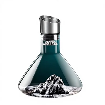 Decanter European Style Simple Style Iceberg Wine Pourer High-End Wine Utensil