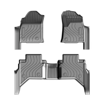 High Quality All Weather protection 5D Carpet Car Mats for 2026 2025 toyota Hilux MT Auto Parts Full Set Carpets Car Floor Liner