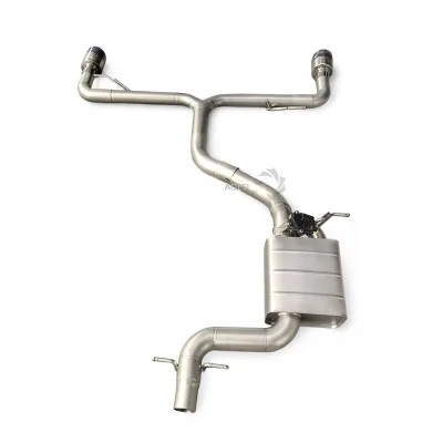 Hunchback Stainless Steel Exhaust System for Volkswagen Scirocco R 20T 20102017 with Valve Control