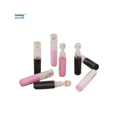 High Quality Spot Wholesale 10ml ABS Needle Bottle Separate Bottling Essence Bottle Lip Roller Needles 105 Pins