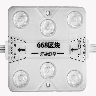 IP68 square RGB Module, Large Outdoor Light Box, Soft Film Ceiling Lighting 24V Led Modules