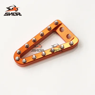 SNOR CNC Aluminum Folding Rear Brake Pedal Tip Plate for KTM XC XCF XCW SX SXF EXC EXCF 125 250 300 350 450 500