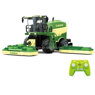 1/24 RC Farm Self-propelled Mower Truck 2.4G 6CH Electric Agricultural Lawn Mowers Machine With Spray