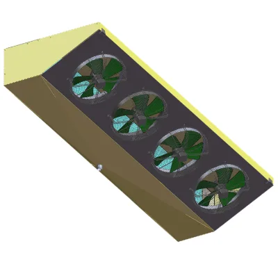 1 to 2HP air Cooler with 10.5sqm Heat Transfer Area Is Designed for Commerce Refrigeration Equipment Such As Experiment Cabinets