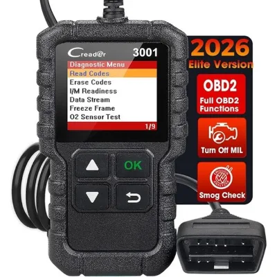 Cr3001 OBD2 Scanner Plug and Play with Full 10 2 Functions Check Engine Light Scan Tool Car Diagnostic Code Reader for Lifetime