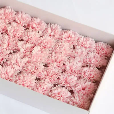 50pcs Carved Soap Carnation Flowers for Her Perfect Gifts for  Pedicure Spa Hand and Foot Care