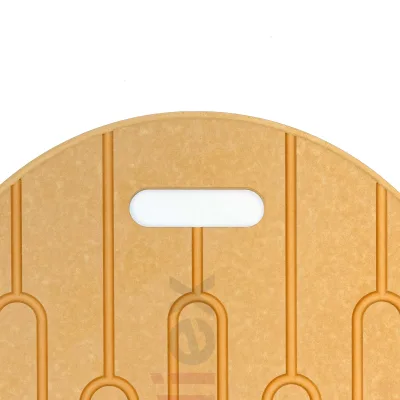 Round Wood Fiber Cutting Board Decorative Customized Size OEM Wholesale Cutting Boards for Kitchen Restaurant Supermarket