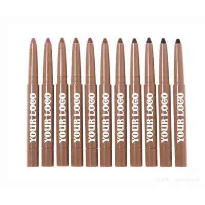 High Quality Cream Waterproof Tinted Lip Liner Crayon Private Label Creamy Retraceable Lip Liner Pencils Low Moq