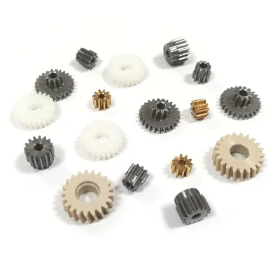 High Quality Custom CNC Machined ISO Certified Stainless Steel Brass Plastic Spur Gears