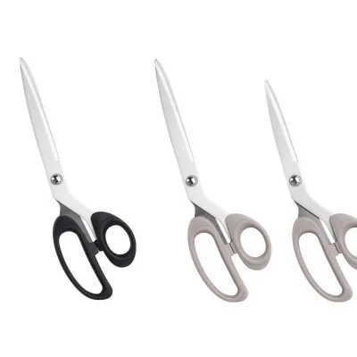 D&D Polished Stainless Steel Plastic Tailor Scissors Heavy Duty 30cm Garment Construction Fabric Trimming Thread Clipping