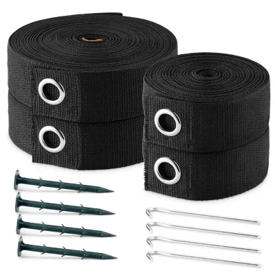 Outdoor Volleyball Net - Volleyball Ball Protection Net Beach Volleyball Field Equipment with Long Short Line Screws Stakes +Bag