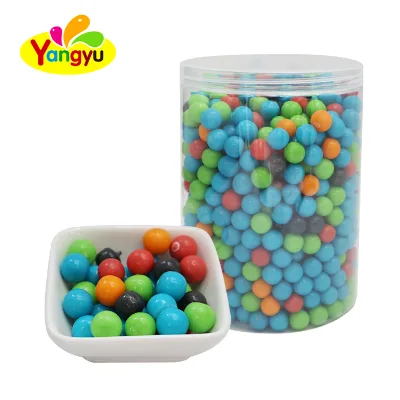 OEM ODM Colorful Mini Ball Bubble Gum Candy Assorted Fruit Flavor Jar Pack Private Label Wholesale