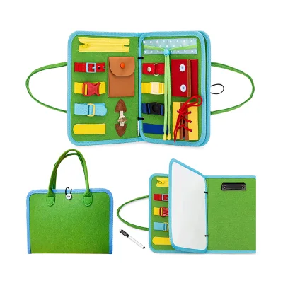 Wholesale Best Custom Infant Montessori Material Educational Letter Activities Kids Toys Busy Board for Toddlers