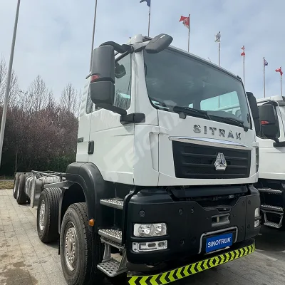 High Performance Sitrak C7H Track 440HP 8X4 Heavy Duty Tractor Truck Air Suspension Driver's Seat Weichai Engine Fast Gear Box
