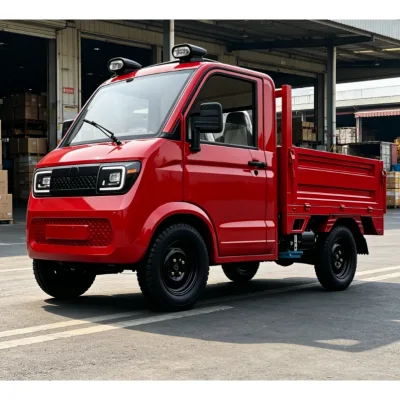 EEC CE Certificated New Energy Vehicle Mini-Pickup L6e Compliant Europe Warehouse Electric Pick up 2-Seat 120 km Range