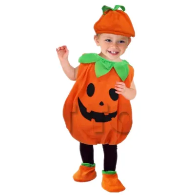 Halloween Kids Pumpkin Cape Costume Girls and Boys Cute Halloween Pumpkin Cloak Hooded Witch Wizard Vampire Cape With Hat