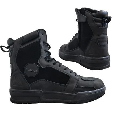 New Customize All Seasons Style Road Motorcycle Riding Breathable Moto Sneaker Shoes