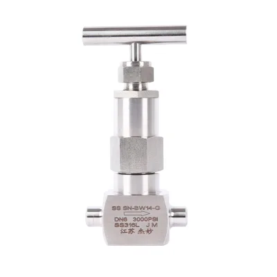 Hydraulic Tee Valve Handle Valve Socket Weld Needle Valve Pressure Regulator