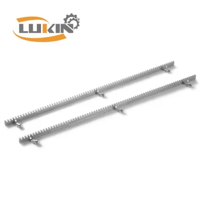 Luxin GR608 Modern Design Stainless Steel Linear Gear Rack Sliding Gate Motor Track Hobbing Processed Hotel Courtyard Suspension