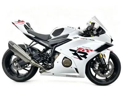 VANHOOL New Factory Wholesale Price ZXmoto 500RR 820RR WSBK Champion AkrapovicStyle Stainless Steel Titanium Carbon Exhaust Pipe