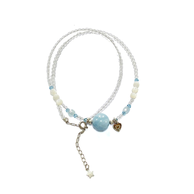 100% natural small round bead bracelet jade