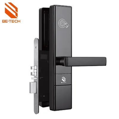 2025 New Design Safe Comfortable Best Price Rfid Hotel Door Lock Security Protection Wooden Door Electronic Door Locks