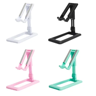 Creative Vicsound Portable Folding Adjustable iPad Compatible Mobile Phone Tablet Desktop Bracket ABS Telescopic Lifting Live