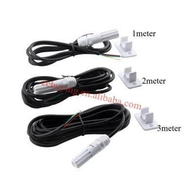 SHT20 SHT30 SHT40 AHT10 AHT20 AHT30 Industrial Digital Temperature and Humidity Sensor Module Probe Cable 1Meter 2Meter 3Meter