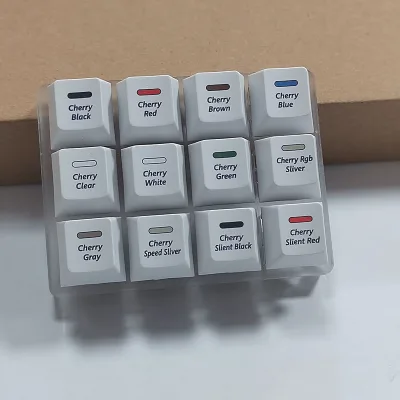 Cherry MX 12-Key Switch Tester with Customizable KeycapsTest Switches Personalize Experience Typing For Mech Keyboard Enthusiast