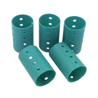 12PK 54MM Solid Aqua Smooth Magnetic Hair Rollers Curlers