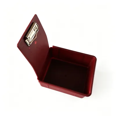 Organize Dental Lab Plastic Work Pans with Metal Clip