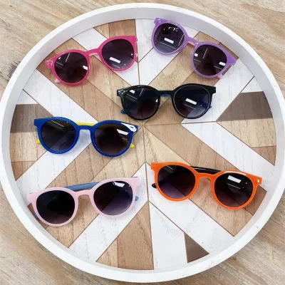 Little Girl Kids Shade for Fashion Beach Party 2026 Wholesale Fashion Sun Shade Glasses for Kids