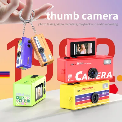 2026 Trendy Toy Portable Thumb Keychain Mini Camera