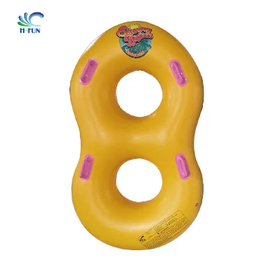 Double Ride Two Person Inflatable Tubes for Water Parks & Relaxation