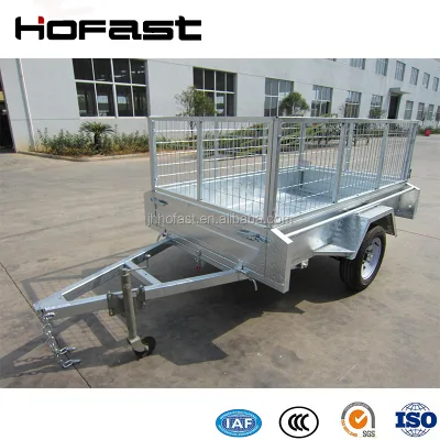 Box Full Welded Tandem Axle Landscape Trailer