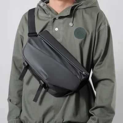 2025roll Top Waterproof Sling Body Chest Waist Bag for Men Crossbody Designer Mens's Utility Messenger